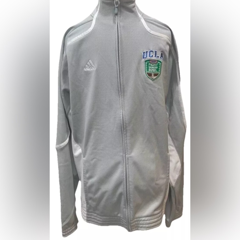 Adidas Vintage UCLA Kraft Fight Hunger Bowl Men’s ClimaLite Jacket size Small